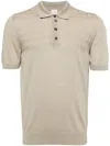 Pal Zileri 3d-knitted Polo Shirt In Neutrals