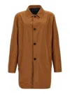 Pal Zileri Reversible Car Coat Front Pockets Long Sleeves