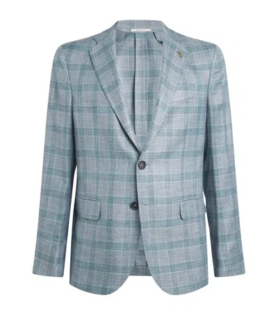 Pal Zileri Bamboo Viscose Check Blazer