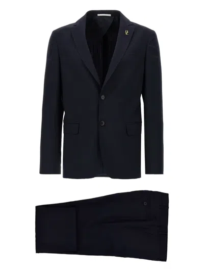 Pal Zileri Baron Single-breasted Suit In Blue
