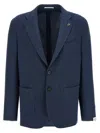 Pal Zileri 'brera' Blazer Button Cuffs In Blue