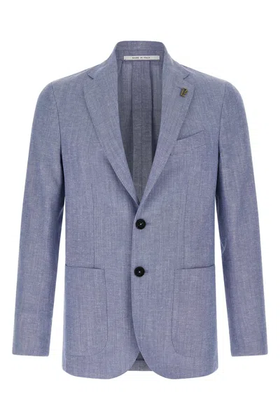 Pal Zileri Brera Blazer Notch Lapel Single Breasted In Blue