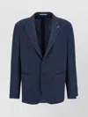 Pal Zileri 'brera' Blazer Button Cuffs In Blue