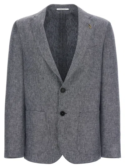 Pal Zileri 'brera' Blazer In Gray