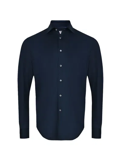 Pal Zileri Button Shirt In Blue