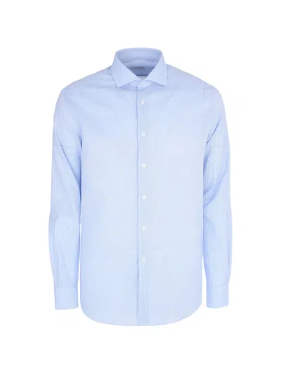Pal Zileri Buttoned Shirt In Blue