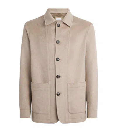 Pal Zileri Cashmere Blouson Jacket In Neutral