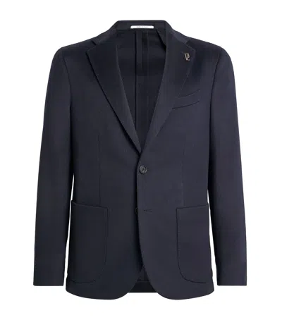 Pal Zileri Cashmere Brera Blazer In Blue
