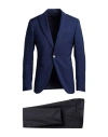 Pal Zileri Cerimonia Man Suit Blue Size 38 Wool In Blue