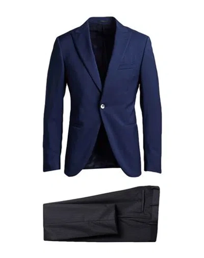 Pal Zileri Cerimonia Man Suit Blue Size 38 Wool