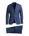 Pal Zileri Cerimonia Man Suit Blue Size 46 Wool, Polyester In Blue