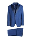 Pal Zileri Cerimonia Man Suit Blue Size 50 Wool, Polyester