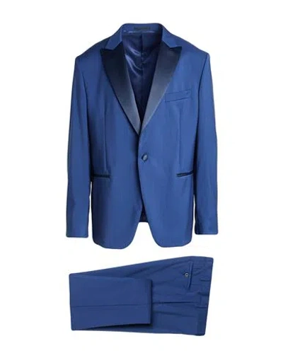 Pal Zileri Cerimonia Man Suit Blue Size 50 Wool, Polyester