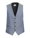 Pal Zileri Cerimonia Man Tailored Vest Light Blue Size 46 Polyester