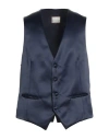 Pal Zileri Cerimonia Man Tailored Vest Midnight Blue Size 42 Polyester