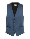Pal Zileri Cerimonia Man Tailored Vest Navy Size 38 Polyester In Blue