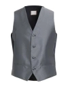 Pal Zileri Cerimonia Man Tailored Vest Navy Size 42 Polyester In Blue