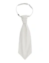 Pal Zileri Cerimonia Man Ties & Bow Ties Silver Size - Silk In Silver