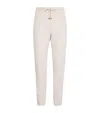 Pal Zileri Corduroy Drawstring Trousers In White