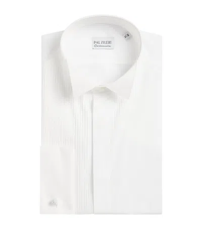 Pal Zileri Cotton Hidden-button Shirt In White