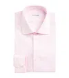 Pal Zileri Cotton Jacquard Shirt In Gray