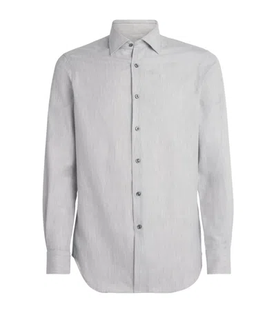 Pal Zileri Cotton Shirt In Gray