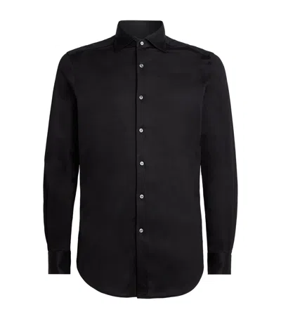Pal Zileri Cotton Shirt In Black