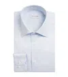 Pal Zileri Cotton Stripe Shirt In Blue