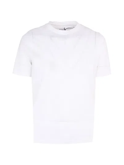 Pal Zileri Crew Neck T-shirt In White