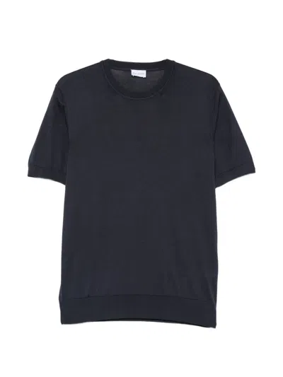 Pal Zileri Crew-neck Short-sleeve T-shirt In Blue