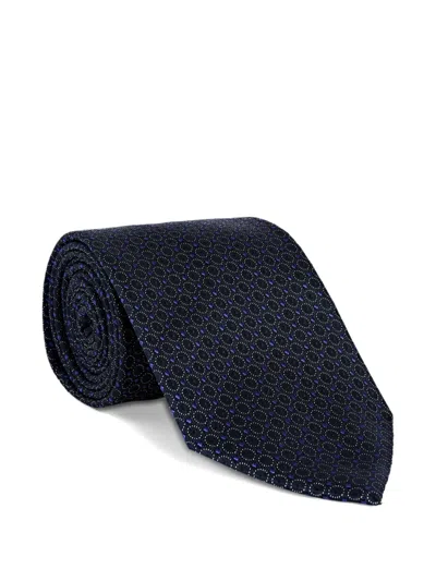 Pal Zileri Dot-pattern Tie In Blue