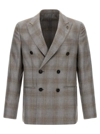 PAL ZILERI DOUBLE-BREASTED BLAZER