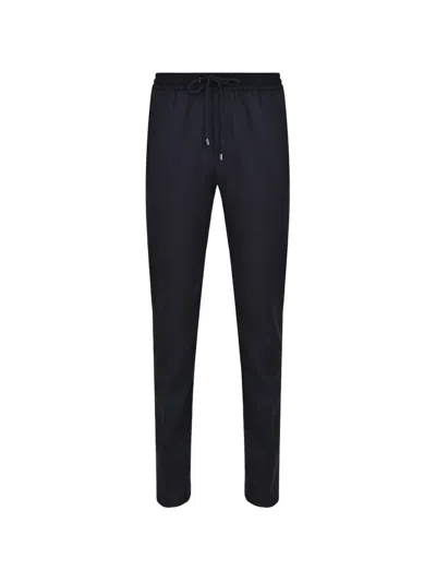 Pal Zileri Drawstring-waist Trousers In Blue
