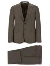 Pal Zileri Tailored Suit Dress Featuring Notch Lapel In Brown