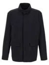 Pal Zileri Utility Jacket With Front Pockets And High Collar