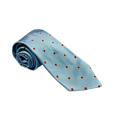 Pal Zileri Flower-dotted Cotton Tie In Blue