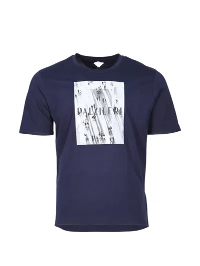 Pal Zileri Graphic Print T-shirt In Blue