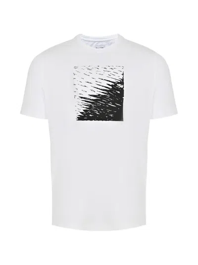 Pal Zileri Graphic Print T-shirt In White