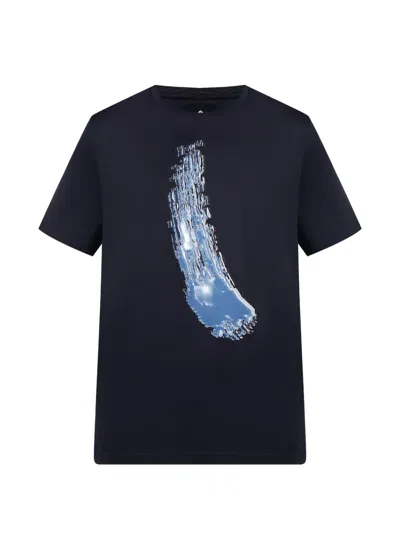 Pal Zileri Graphic T-shirt In Blue
