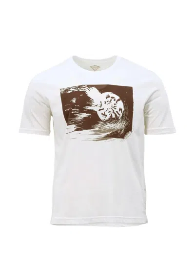 Pal Zileri Graphic-print T-shirt In Neutral