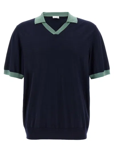 Pal Zileri Knitted Polo Shirt Sweaters And Cardigans Multicolor