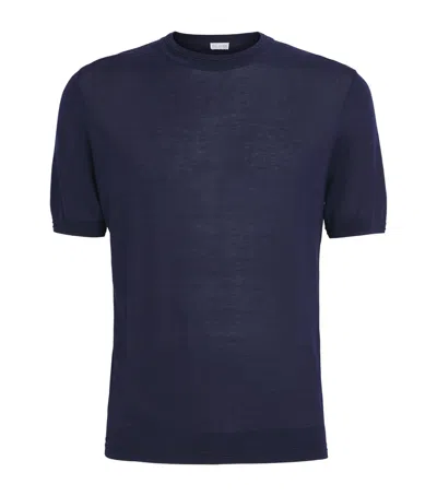 Pal Zileri Knitted T-shirt In Blue