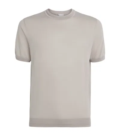 Pal Zileri Knitted T-shirt In Neutral