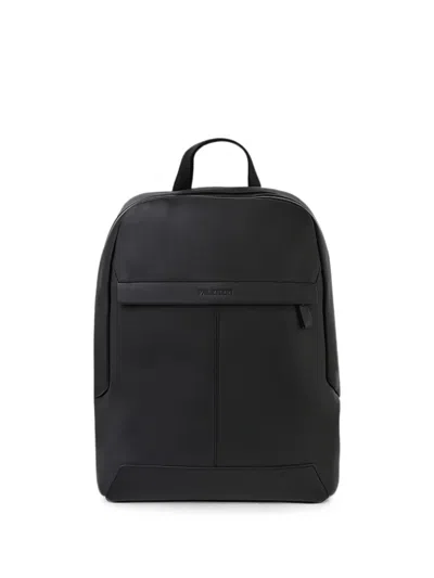 Pal Zileri Leather Backpack In Black