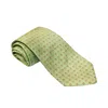 Pal Zileri Light-green Pattern Silk Tie In Green