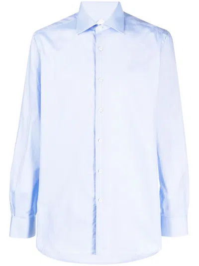 PAL ZILERI LONG-SLEEVE COTTON SHIRT