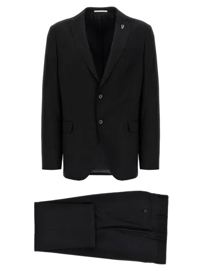 Pal Zileri Man Suit Black Size 46 Virgin Wool