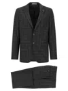 Pal Zileri Lord Prince Of Wales Suit In Black