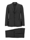 Pal Zileri Single-breasted Suit Jacket Featuring Flap Pockets In Gray