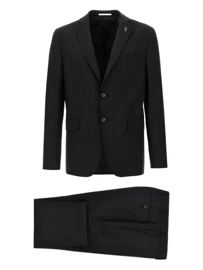 Pal Zileri Lord Single-breasted Suit In Black